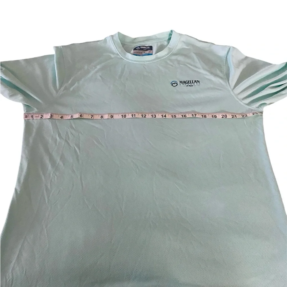 Magellan Men’s outdoors Pro Aqua Blue shirt Angler Series Long Sleeve Si… - Picture 9 of 13